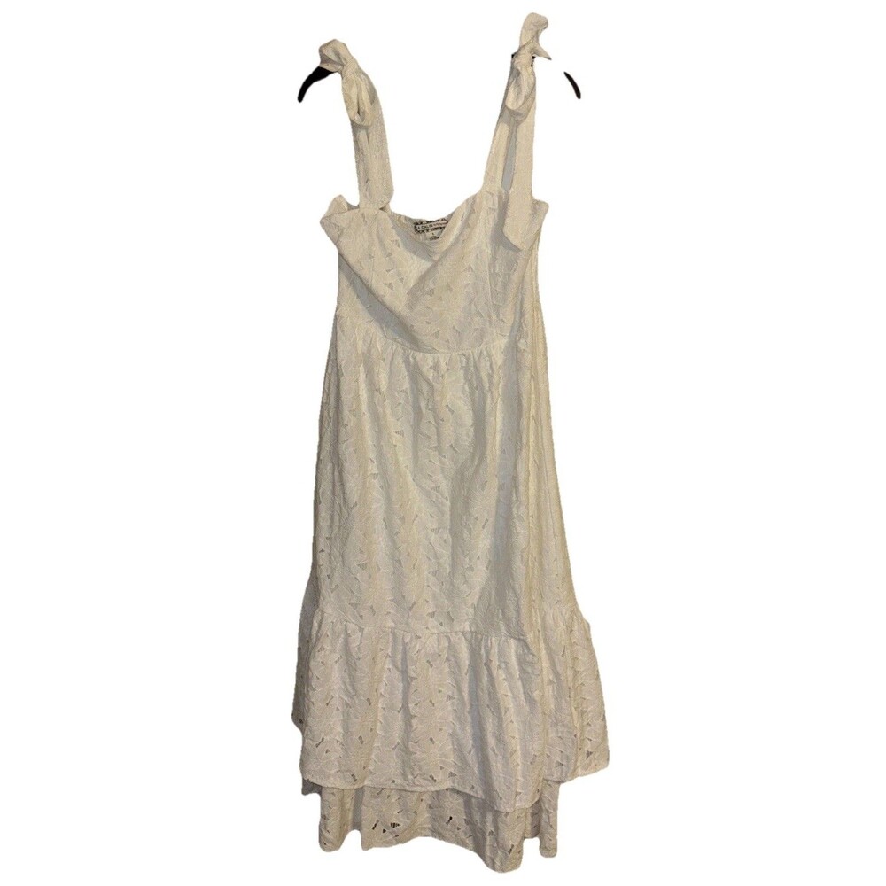 a calin flying tomato dress Size Large White Lace  New With Tags